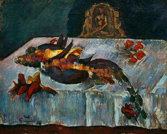 Gauguin Nature morte aux oiseaux exotiques II, Paul Gauguin